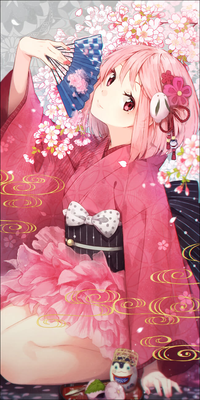 动漫樱花手机壁纸