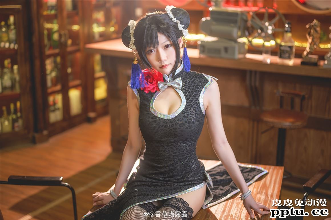 《最终幻想7重制版》蒂法旗袍Cosplay【CN:香草喵露露】