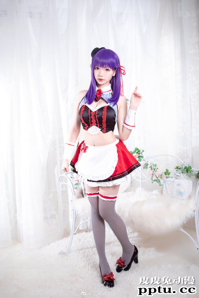 《Fate/EXTRA》间桐樱性感女仆Cosplay【CN:雪晴Astra】