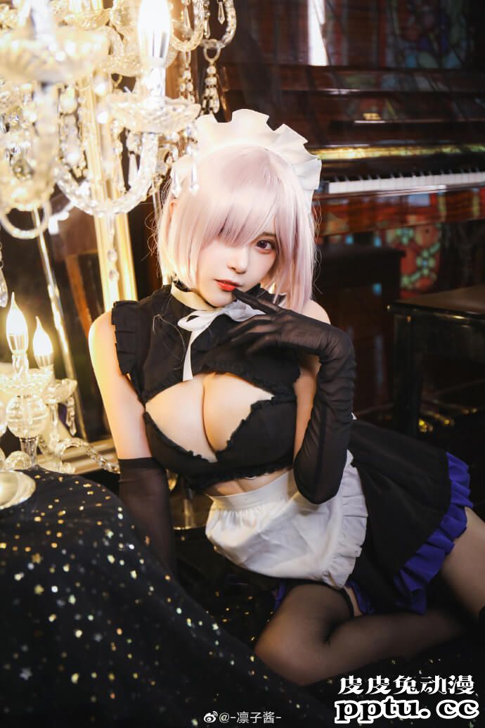 《Fate/GrandOrder》玛修女仆Cosplay【CN:凛子酱】