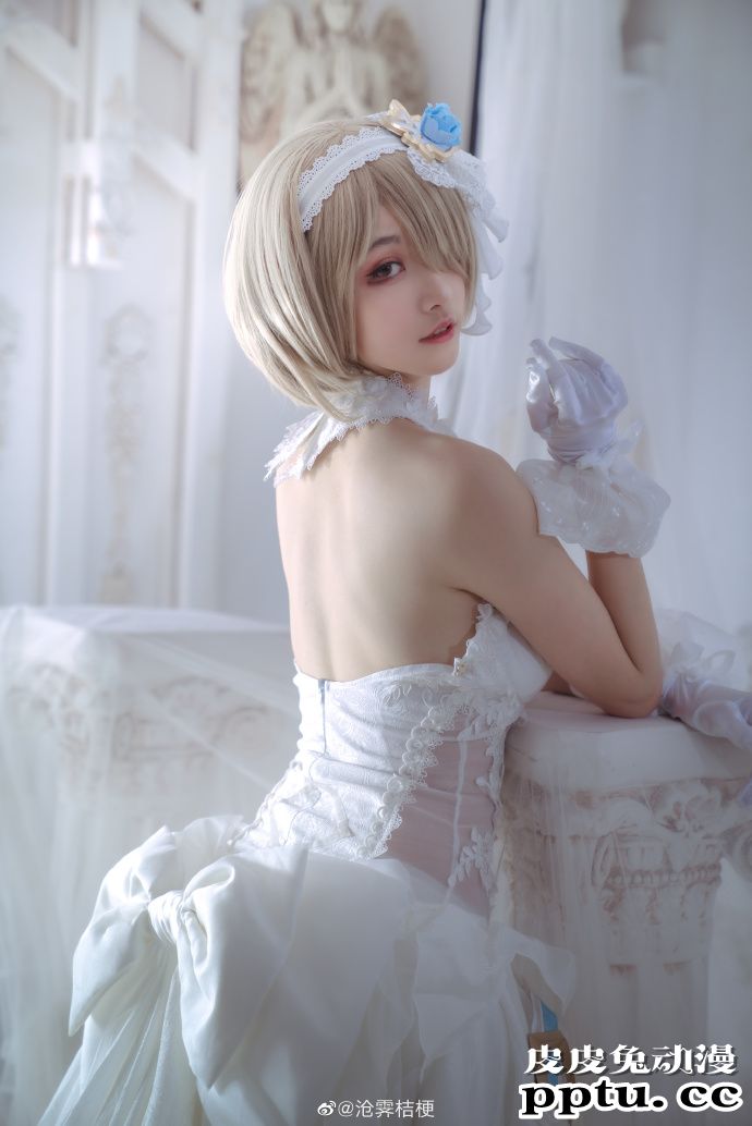 《崩坏3》丽塔•洛丝薇瑟花嫁蔷薇誓言Cosplay【CN:沧霁桔梗】
