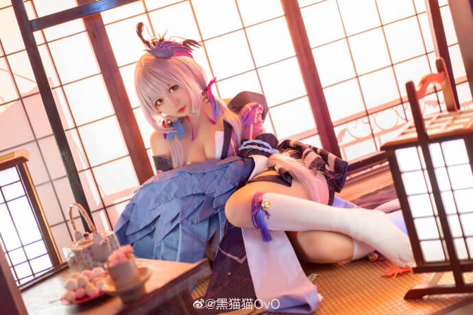 《阴阳师》以津真天Cosplay【CN:黑猫猫OvO】