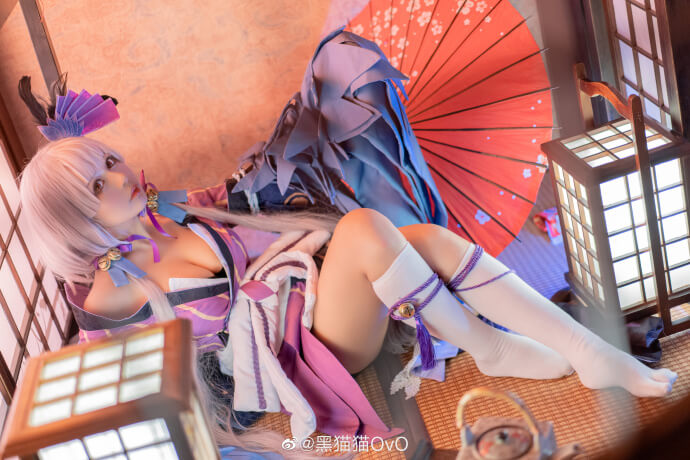 《阴阳师》以津真天Cosplay【CN:黑猫猫OvO】