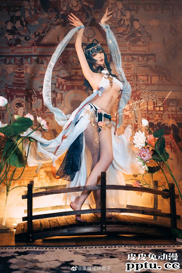 《东方Project》霍青娥性感Cosplay【CN:黑魔法师夜子】