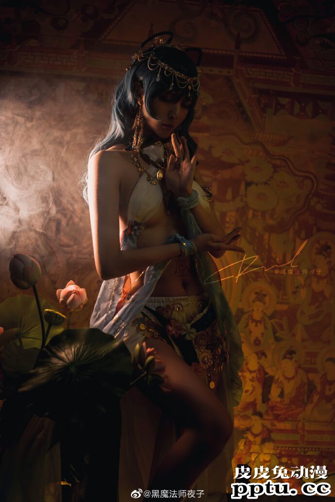 《东方Project》霍青娥性感Cosplay【CN:黑魔法师夜子】