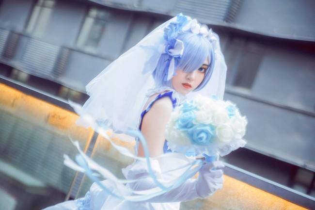 《Re：从零开始的异世界生活》雷姆花嫁Cosplay【CN:君珺】