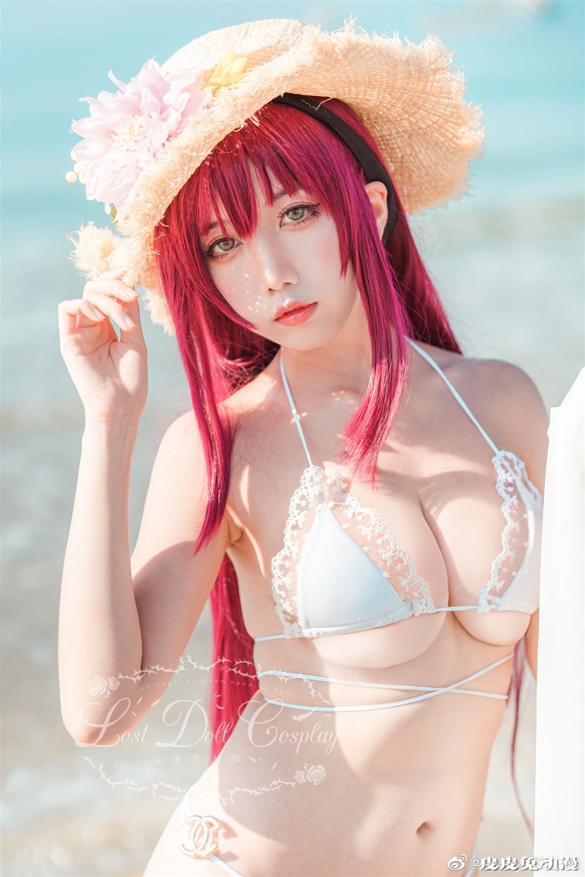 《碧蓝航线》絮库夫性感巨乳Cosplay泳装【CN:迷失人形QUQ】