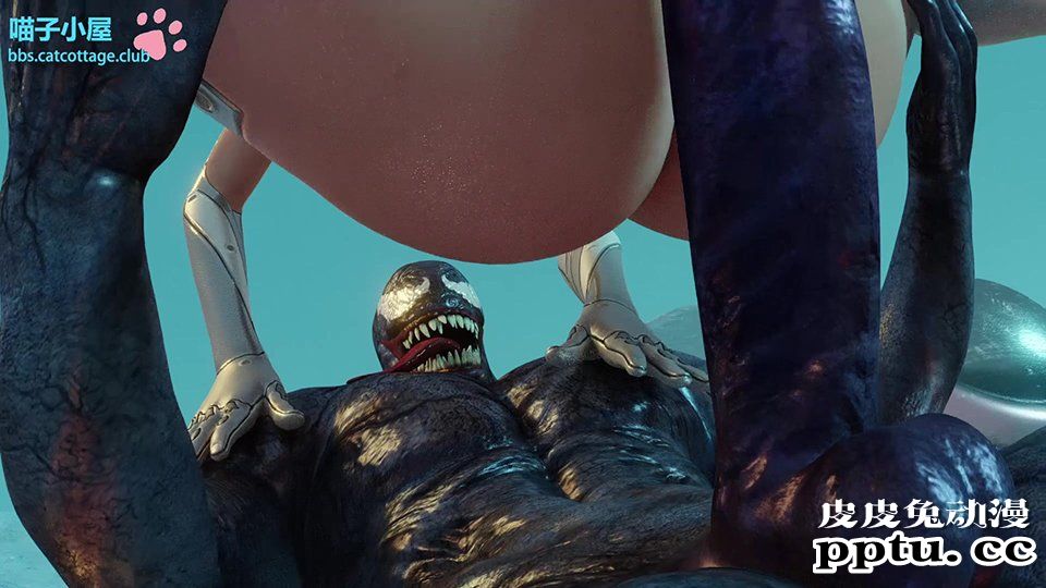 [3D/无修][电影同人] 阿丽塔vs毒液  [52P]