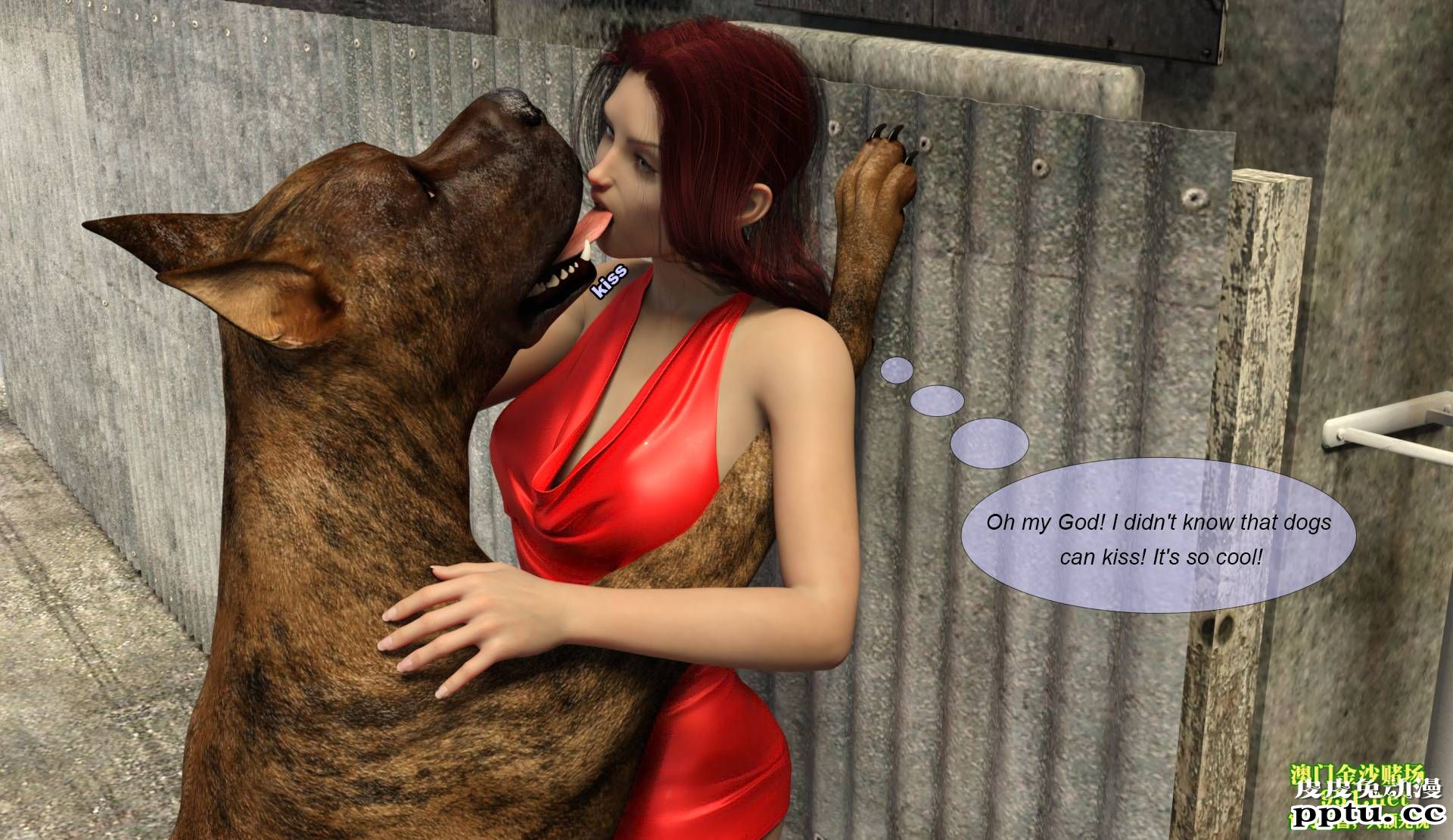 3D lady red [37p]