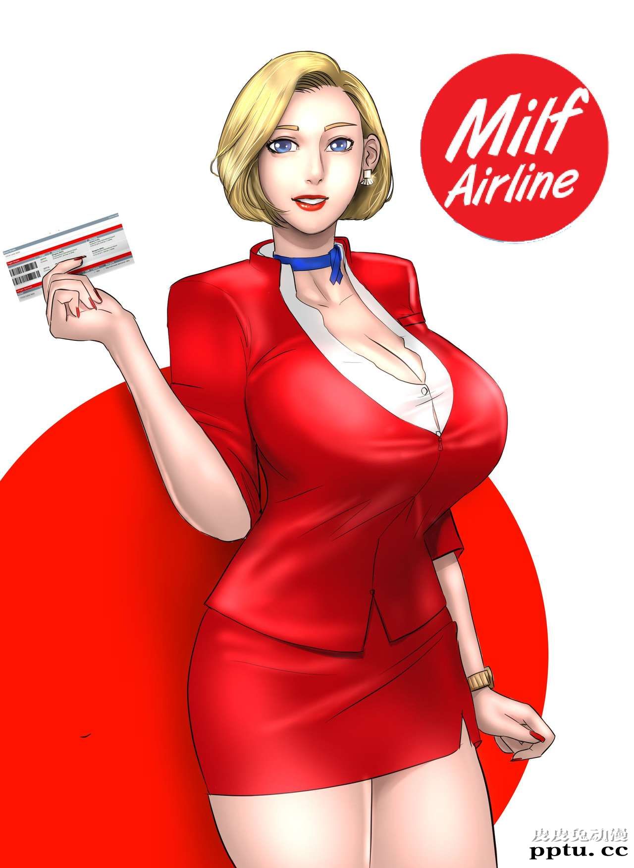 [中文全彩][Scarlett Ann]熟女空姐[41P]