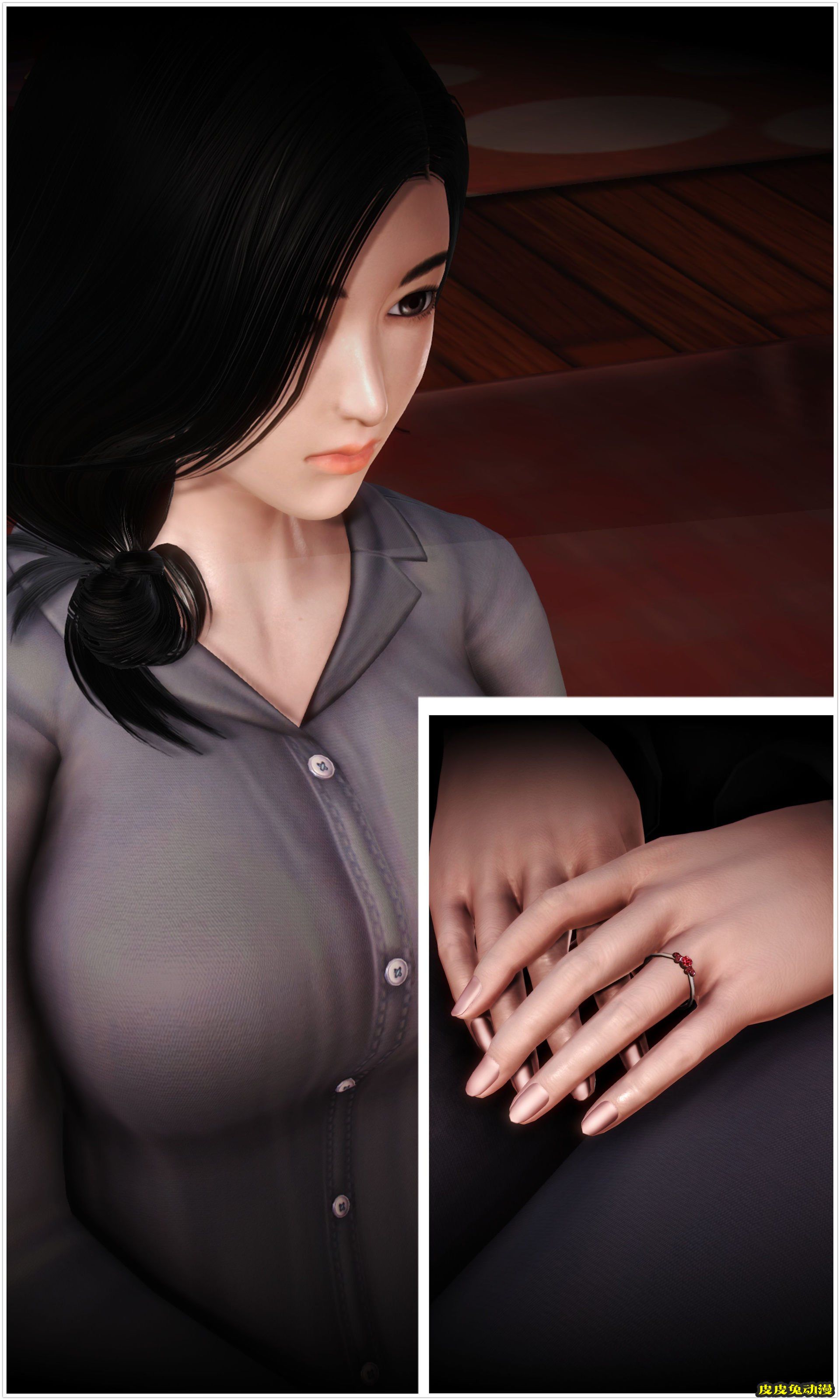 [中文] [3D全彩H漫]淫人妻系列の共享人妻 第一话 浴室激情[32P]